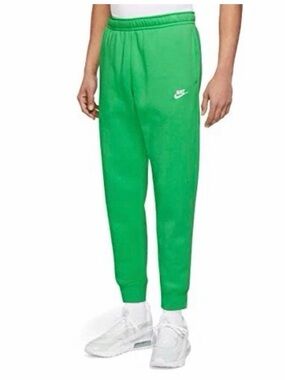 Nike Sportswear Club Fleece Jogger Pants In Lime Green Size XL